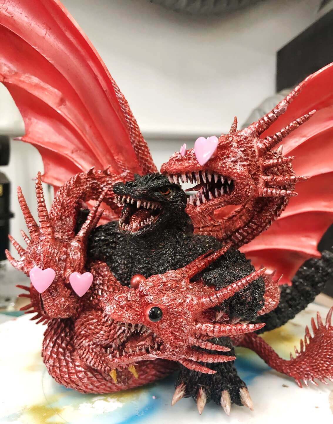 基多拉VS哥吉拉(情侶版)的第3張圖片