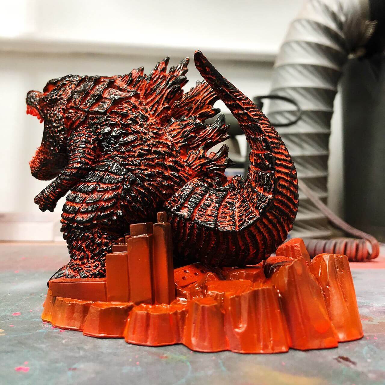 小傳奇哥吉拉(紅蓮配色)的第4張圖片